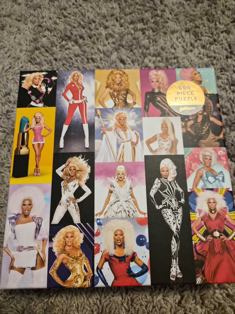 RuPaul 500-Piece Puzzle - Colorful Collage